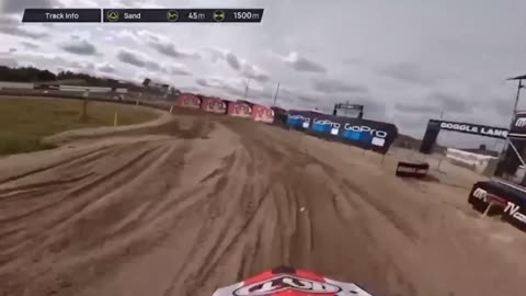 MXGP of Finland one circle from the first person 2023