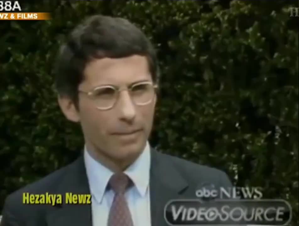 Old video of Fauci telling Americans they can get AIDS from close contact (not sexual contact)