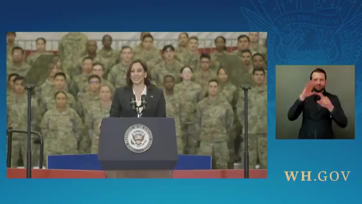 Kamala Harris - “Humans that land on the moooooooon”.