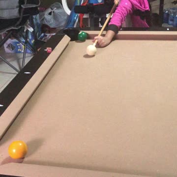 Playing pool