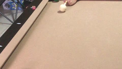 Playing pool