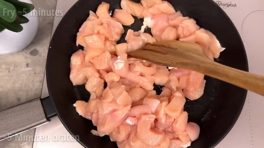 Stir-fry The Chicken Breast