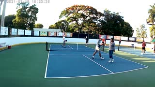 Pickleball Touching the Sky