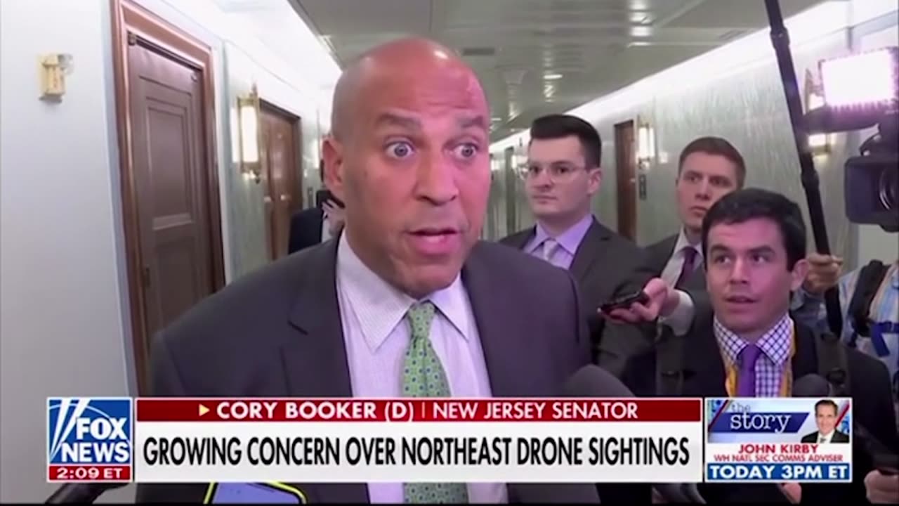 Cory Booker On Unidentified Drone Sightings Over New Jersey