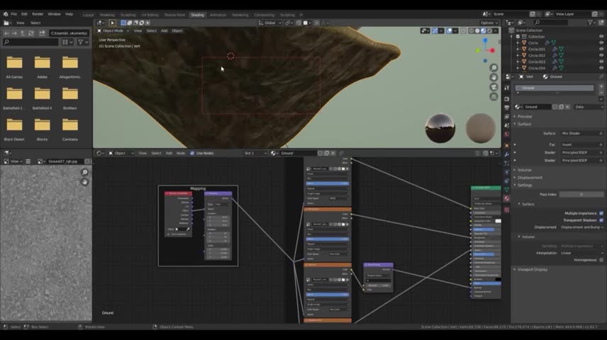 Adjustment Of Empty Island Model