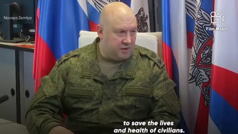 Gen. Surovikin on the evacuation of civilians from the right bank of Dnieper river in Kherson