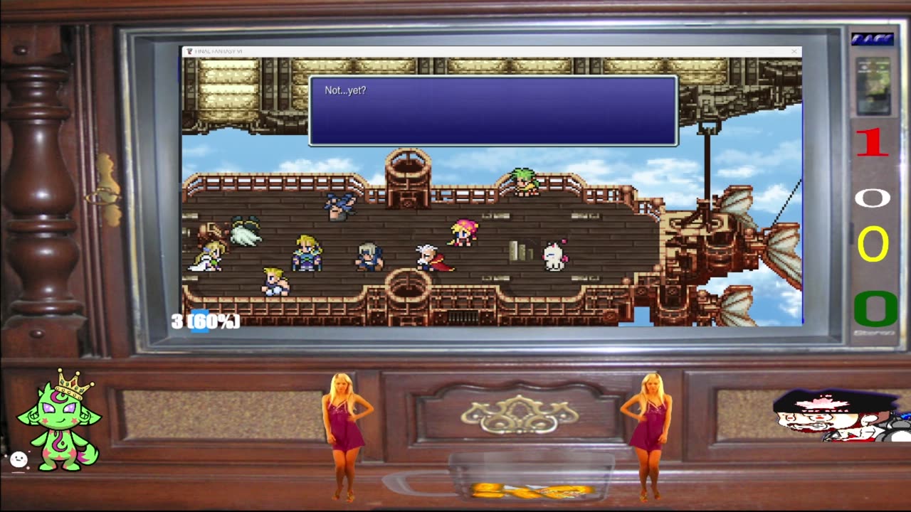 Finishing up Final Fantasy 6 and checking out Ghosts & Goblins