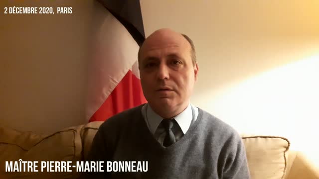 Entretien avec Pierre-Marie Bonneau, avocat d'Hervé Ryssen - Procès Ryssen Paris - 2 décembre 2020