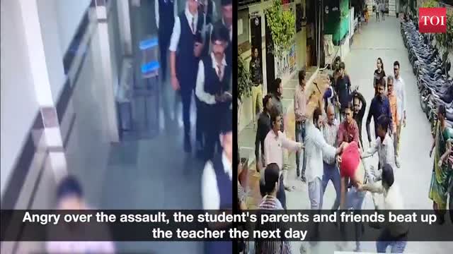 Parents, relatives thrash teacher who assaulted Class 12 student