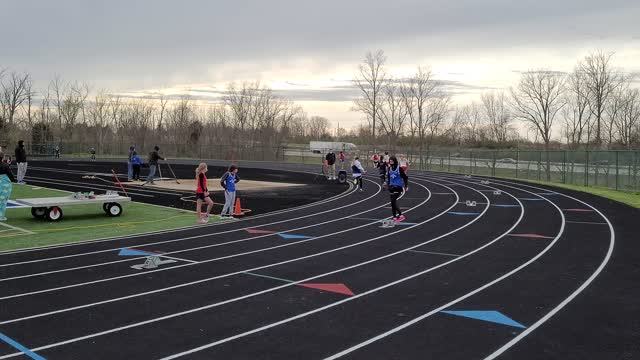 3.31.21 Girls 4x100m Relay Heat 1