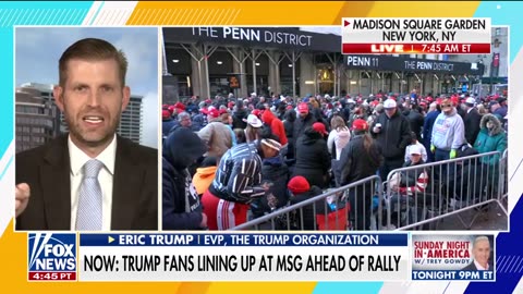 There is ‘tremendous symbolism’ in Trump’s MSG rally: Eric Trump