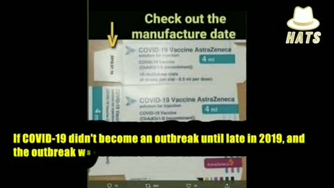 The AstraZeneca Convid Vaccine was Produced in 2018.