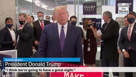 President Trump: "I think we're going to have a great night."