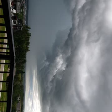 Alberta Storm Over The Lake