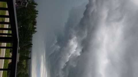 Alberta Storm Over The Lake