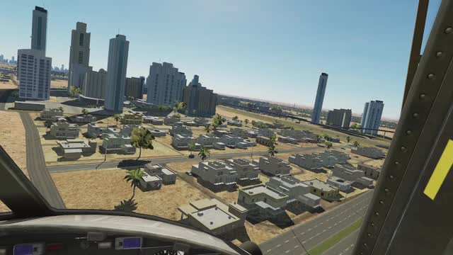 DCS Huey Platform Landing in Abu Dhabi