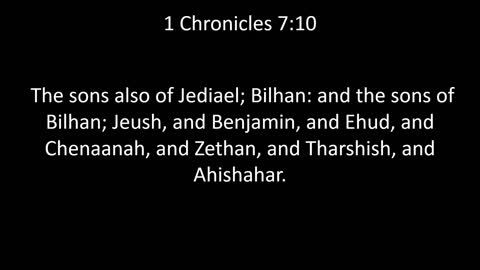 KJV Bible 1st Chronicles Chapter 7