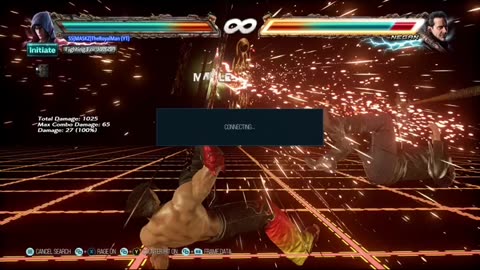 Online Tekken match issues