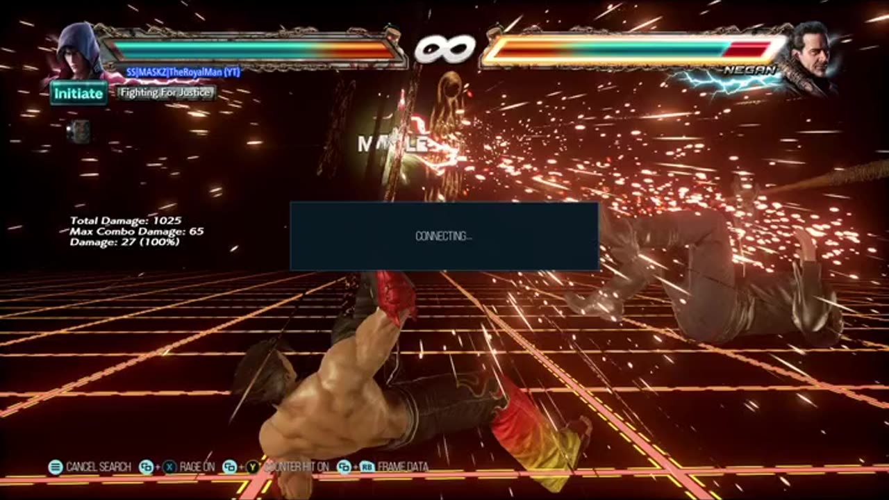 Online Tekken match issues