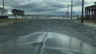 Tidal surge storm