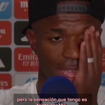 😢 Vinicius, visiblemente afectado tras la lesión de Militao