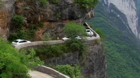 Toughest road in mountains