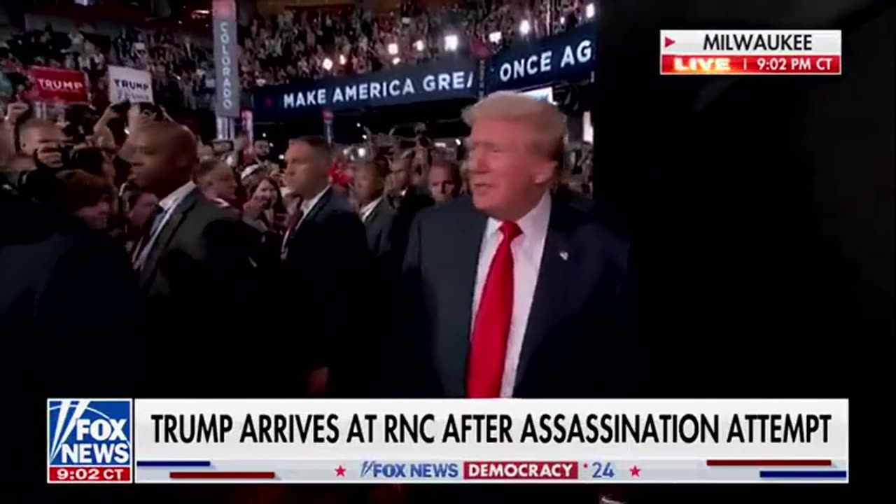 LEGENDARY: Trump Makes First Public Appearance Since Assassination Attempt