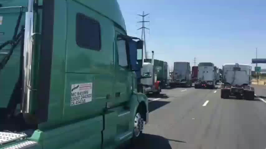 Truckers are the heartbeat of America, support them and prepare for more of this