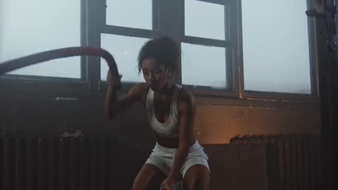 Gym workout video