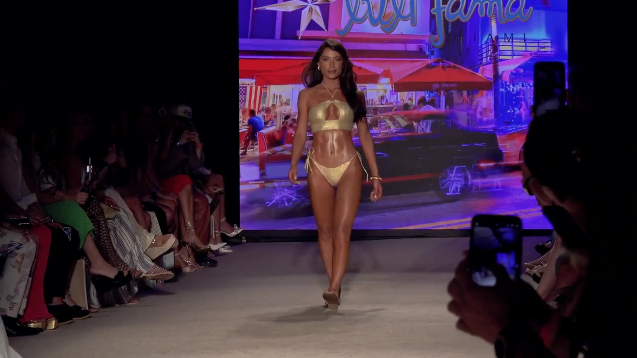 4K 60P] Luli Fama Swimwear Fashion Show | Miami Swim Week 2024 | Paraiso Miami Beach