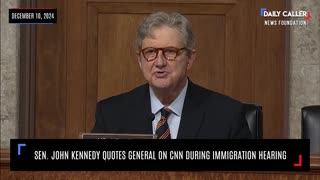 Sen. John Kennedy GRILLS Major General Randy Manner During Immigration Hearing