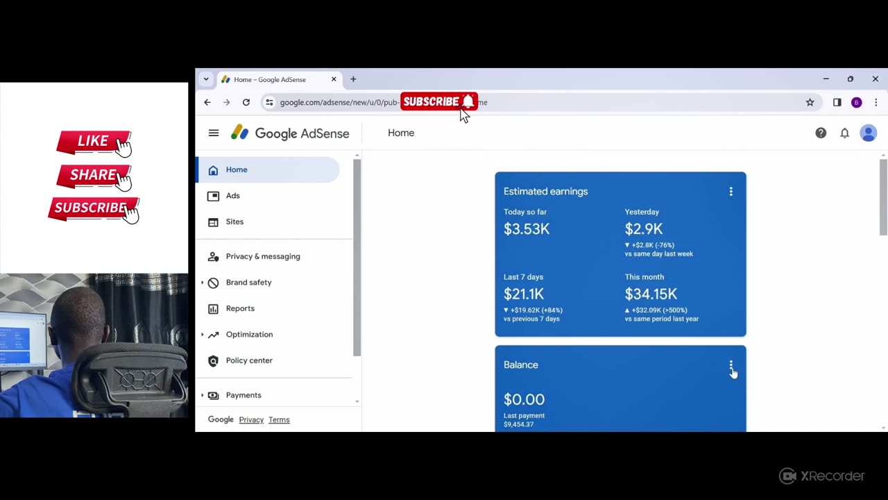 $6k And $9k Cashout | AdSense Loading Payment Received