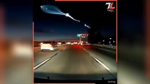 SpaceX Falcon9 hitting the waters beneath God's firmament