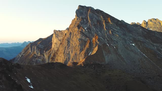 mountain aerial view the nature