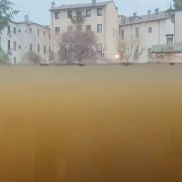 Heavy rains caused major floods in Veneto, Italy, with 150 mm fallen in less than 48