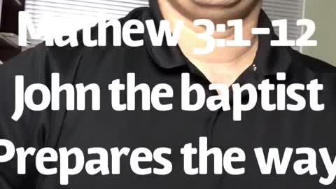 Mathew 3:1-12