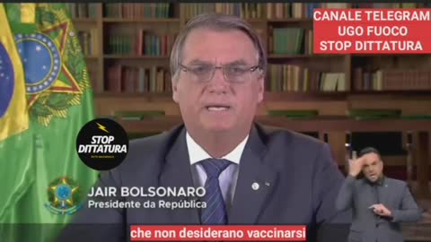 Bolsonaro è il mio presidente.