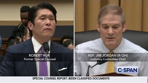 Special Counsel Hur Testifies on Joe Biden’s Lying About Classifieds Documents