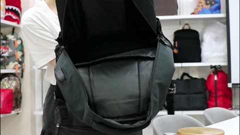 Can it fit a lot? #backpack #bigbag #laptopbag #everydaybag #willitfit #laptop #fyp #foryou