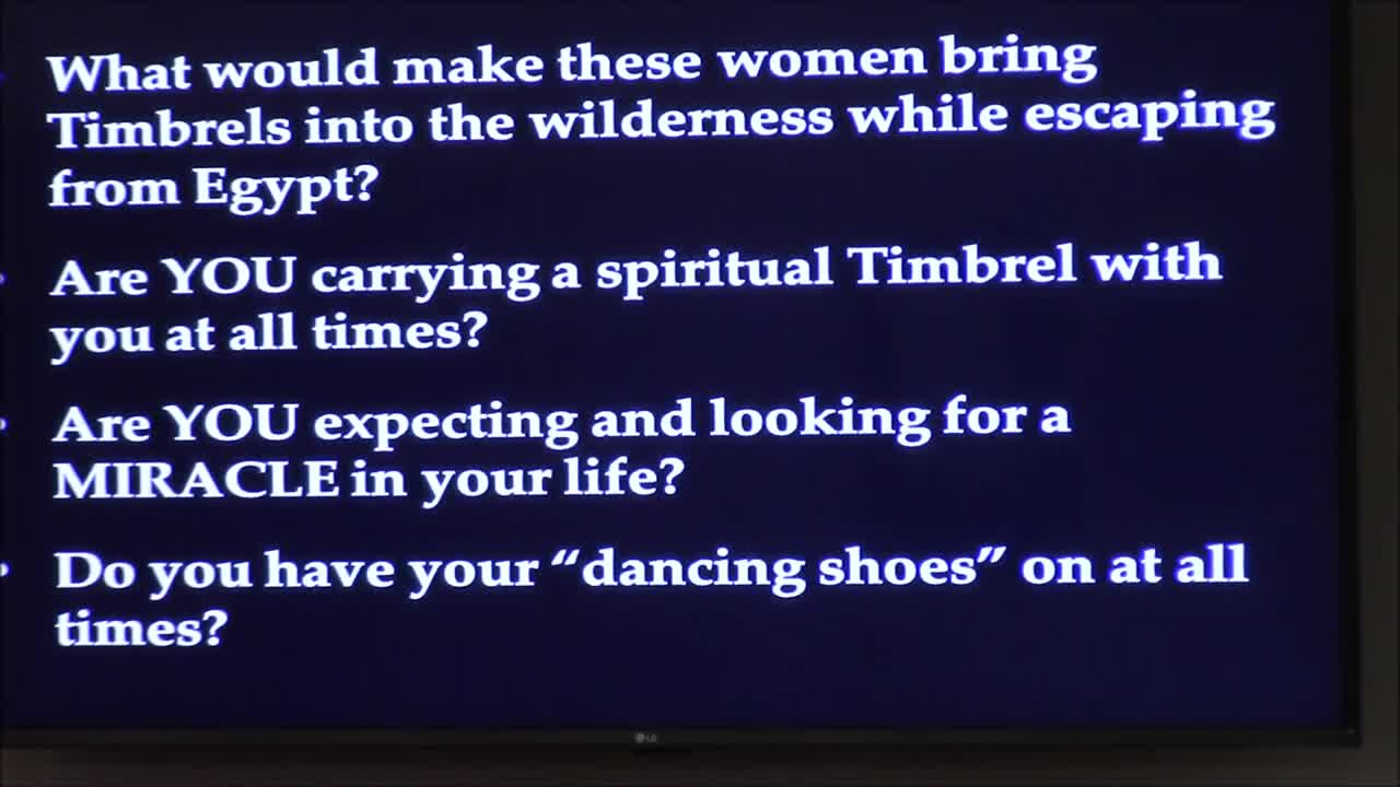 Preparing Your Timbrel