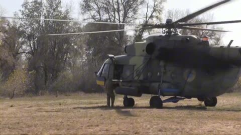 New Footage from the Pilots of a Ukrainian MI24 Attack Helicopter