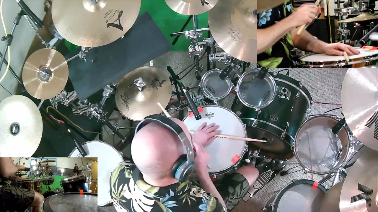 Open Road Revisited by Anthony & The Persistents (Anthony Michael Angelo Drum Tracking Video) 2of10