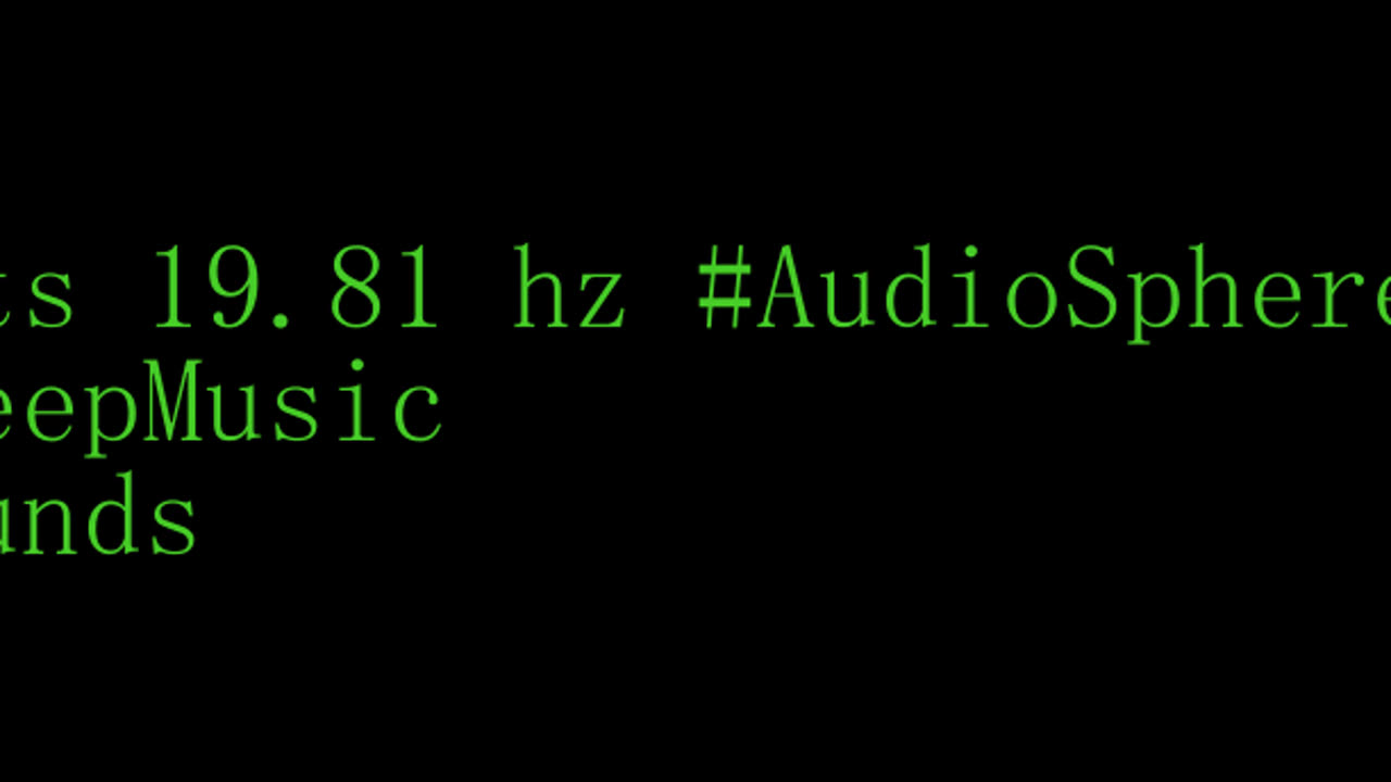 binaural_beats_19.81hz_AudioSphereSonicHealing TranquilRelaxation ZenAmbience