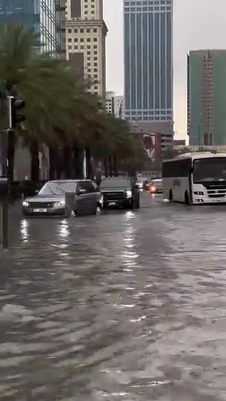 Home-stay advisory been issued due to heavy rainfall affecting all 7 Emirates, including Dubai