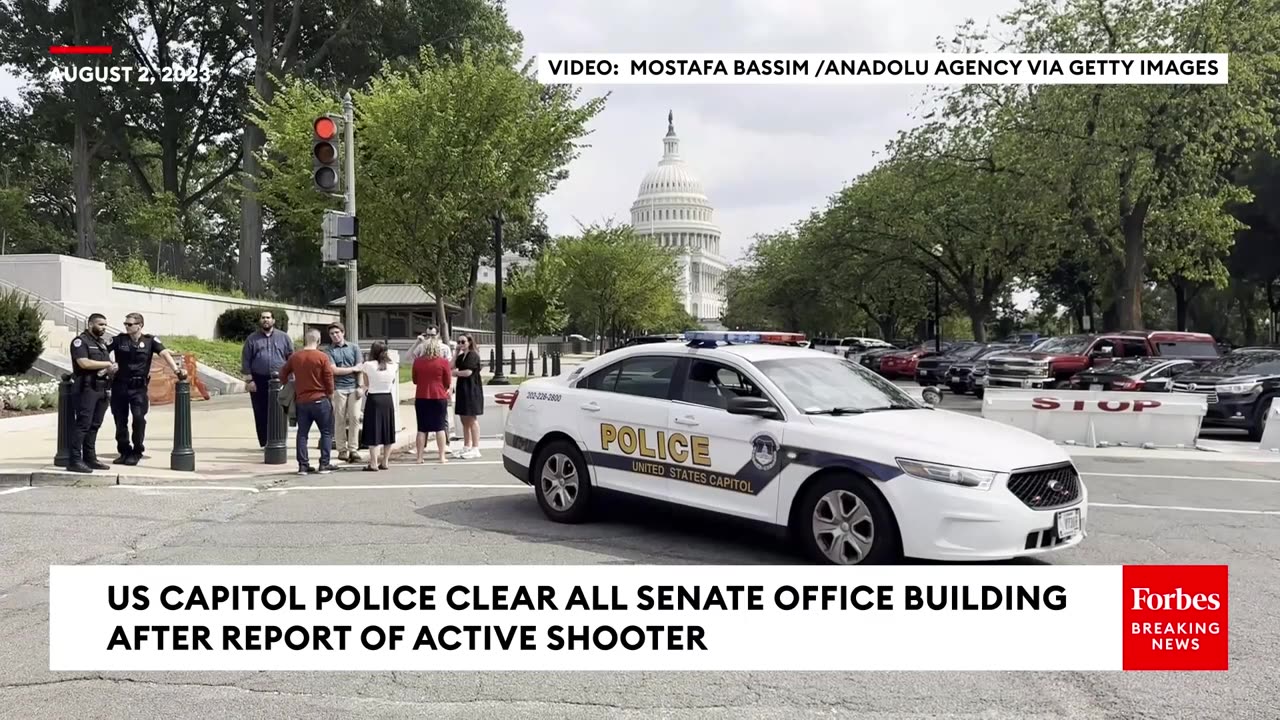 US Capitol Police Clear All Senate Office Buildings After Report Of An Active Shooter