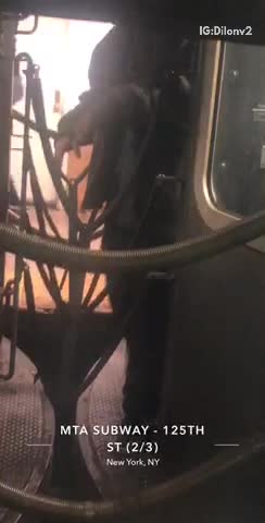 Guy secretly smokes on train