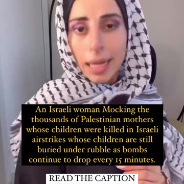 🇮🇱 An Israeli woman MOCKS