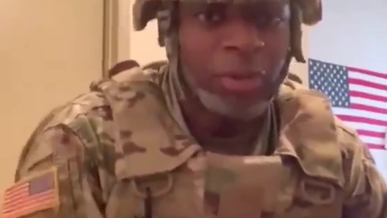 US Army Soldier Encouragement