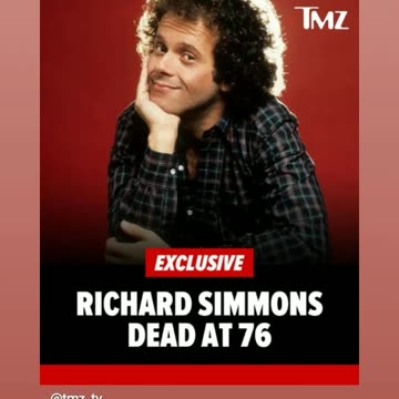 Rip to Richard Simmons he will be missed 🙏🕊714/24