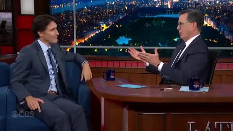 Justin Trudeau Makes Shocking Admission on The Colbert Show (parody)